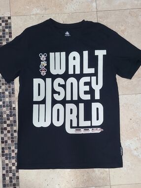 Disney Black Walt Disney World Kids Graphic Tee